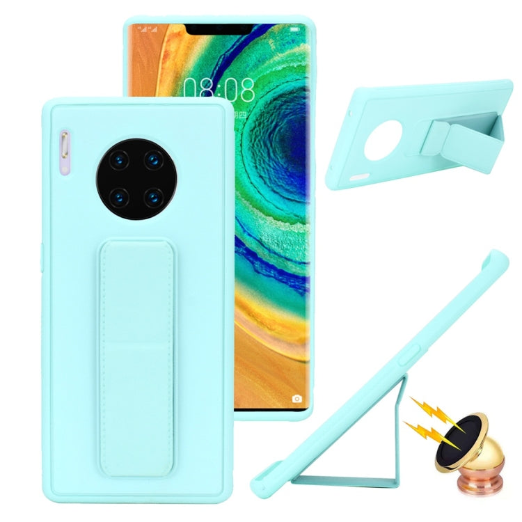 For Huawei Mate 30 Pro Shockproof PC + TPU Protective Case with Wristband & Holder