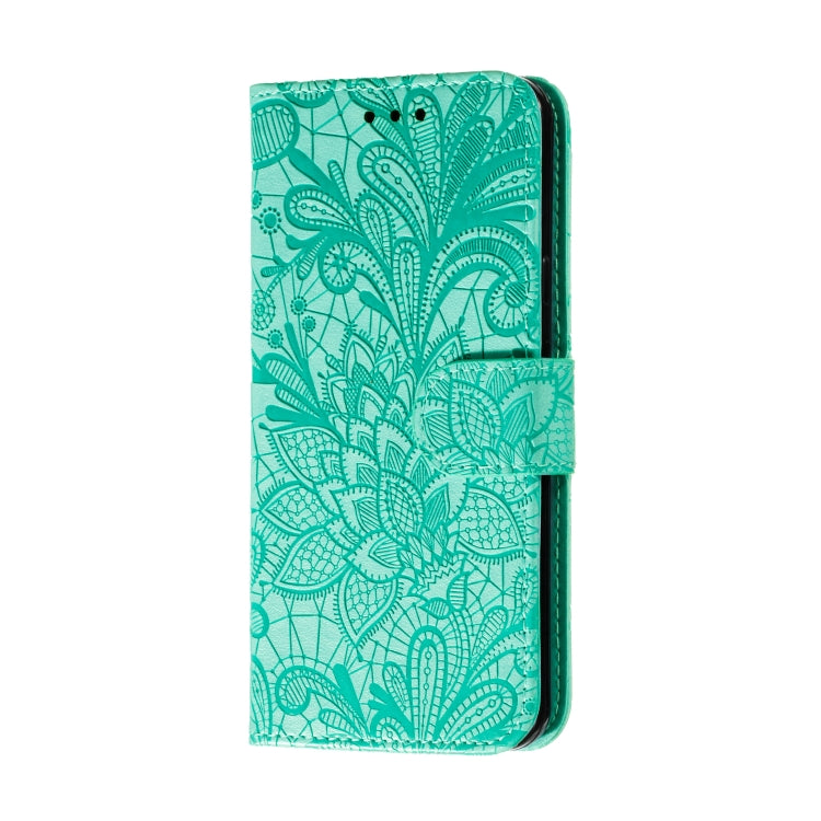 For LG K30 Lace Flower Horizontal Flip Leather Case with Holder & Card Slots & Wallet & Photo Frame