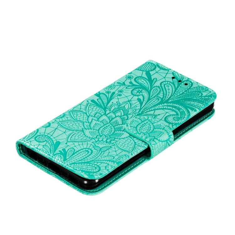 For LG K30 Lace Flower Horizontal Flip Leather Case with Holder & Card Slots & Wallet & Photo Frame