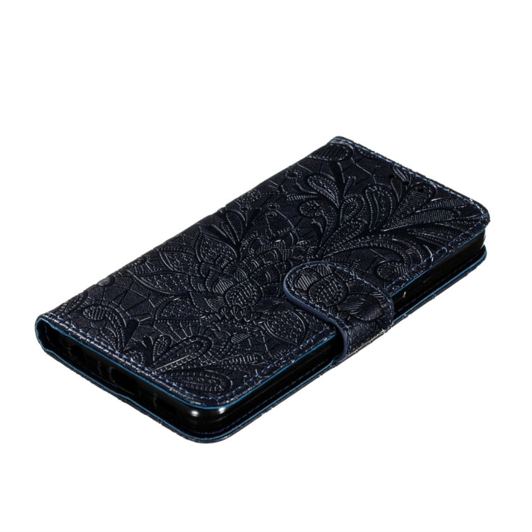 For LG K30 Lace Flower Horizontal Flip Leather Case with Holder & Card Slots & Wallet & Photo Frame