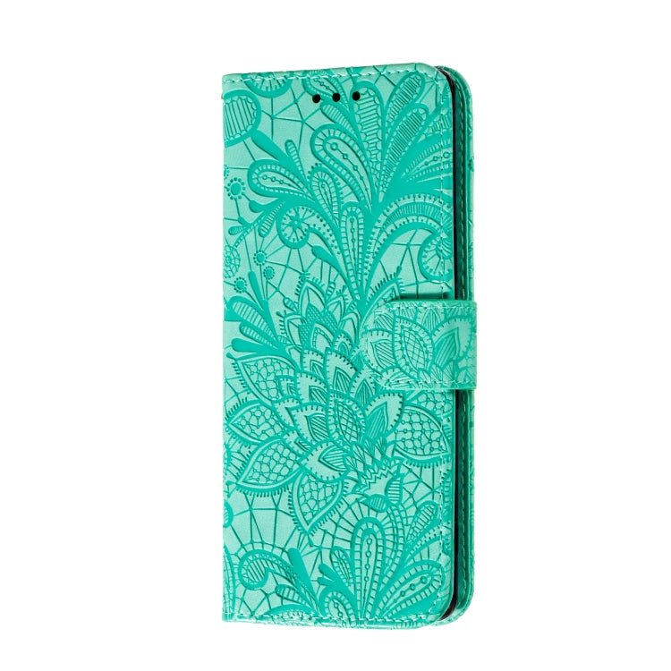 For Sony Xperia 5 Lace Flower Horizontal Flip Leather Case with Holder & Card Slots & Wallet & Photo Frame