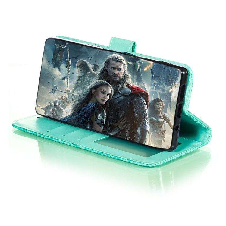 For Sony Xperia 5 Lace Flower Horizontal Flip Leather Case with Holder & Card Slots & Wallet & Photo Frame