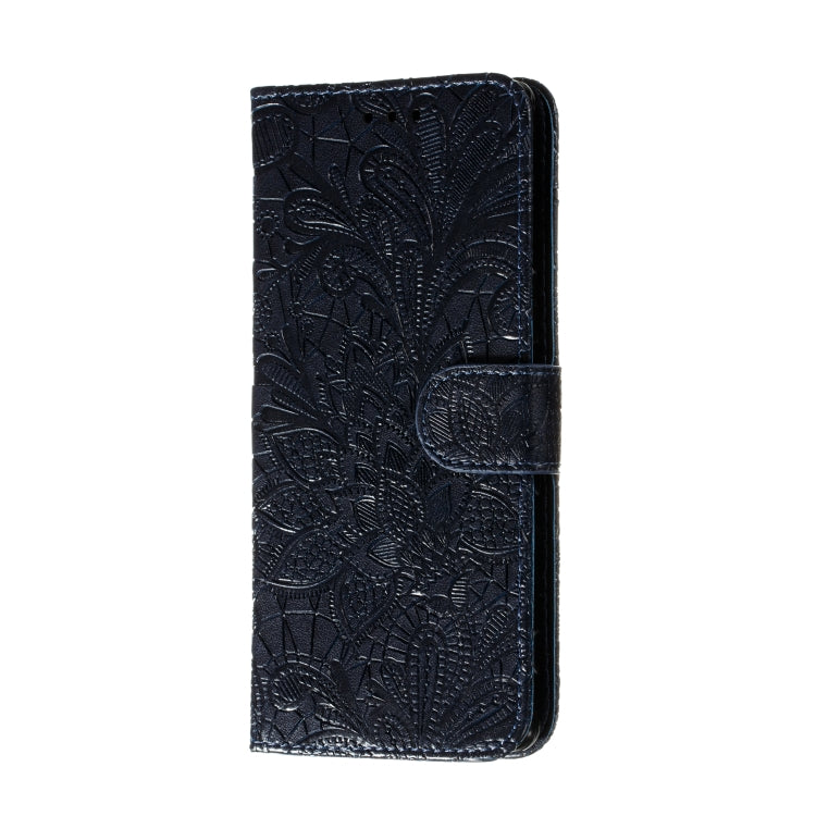 For Sony Xperia 5 Lace Flower Horizontal Flip Leather Case with Holder & Card Slots & Wallet & Photo Frame