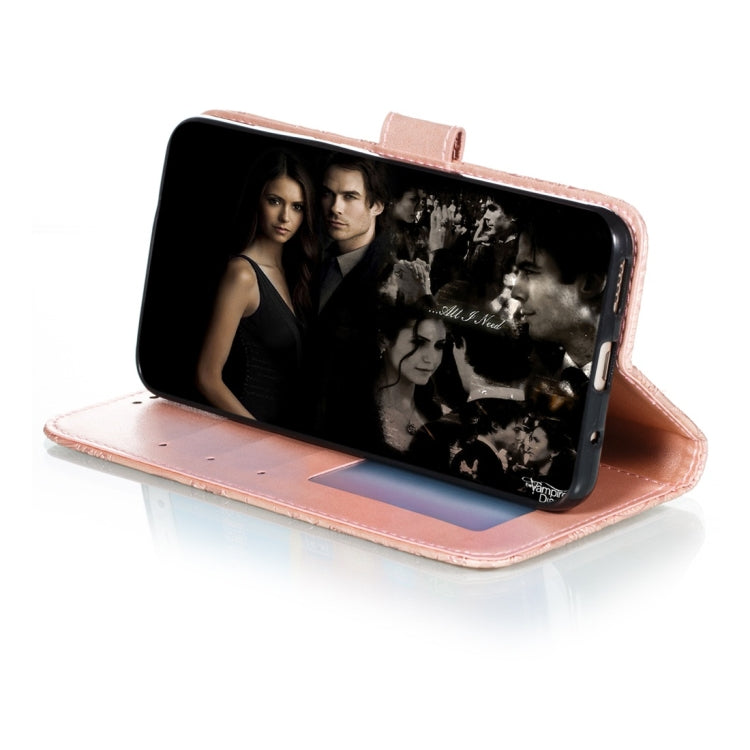 For Nokia 7.2 Lace Flower Horizontal Flip Leather Case with Holder & Card Slots & Wallet & Photo Frame