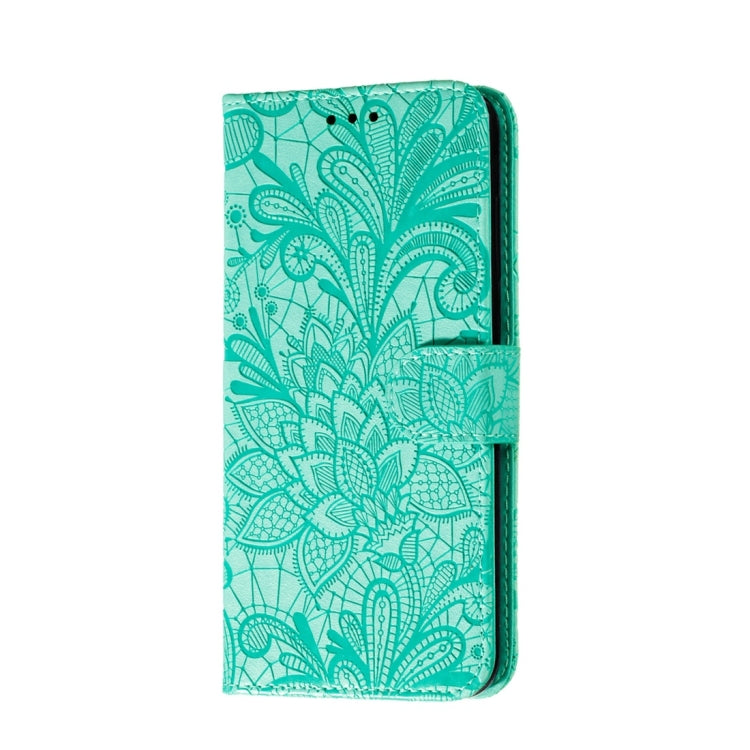 For Nokia 7.2 Lace Flower Horizontal Flip Leather Case with Holder & Card Slots & Wallet & Photo Frame