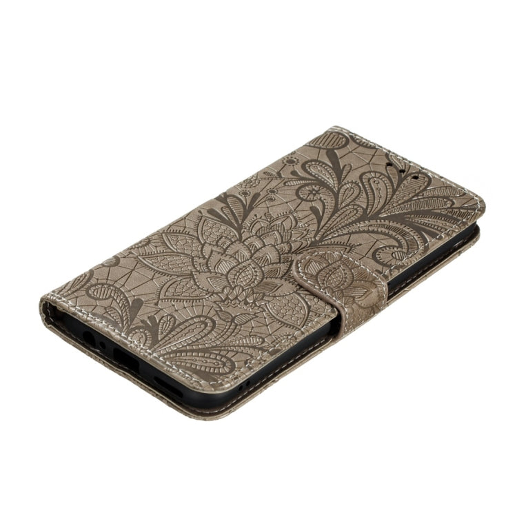 For Huawei Honor Play 3 Lace Flower Horizontal Flip Leather Case with Holder & Card Slots & Wallet & Photo Frame