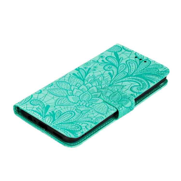 For Huawei Honor Play 3 Lace Flower Horizontal Flip Leather Case with Holder & Card Slots & Wallet & Photo Frame