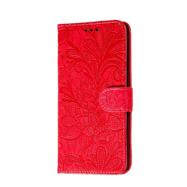 For Huawei Honor Play 3 Lace Flower Horizontal Flip Leather Case with Holder & Card Slots & Wallet & Photo Frame