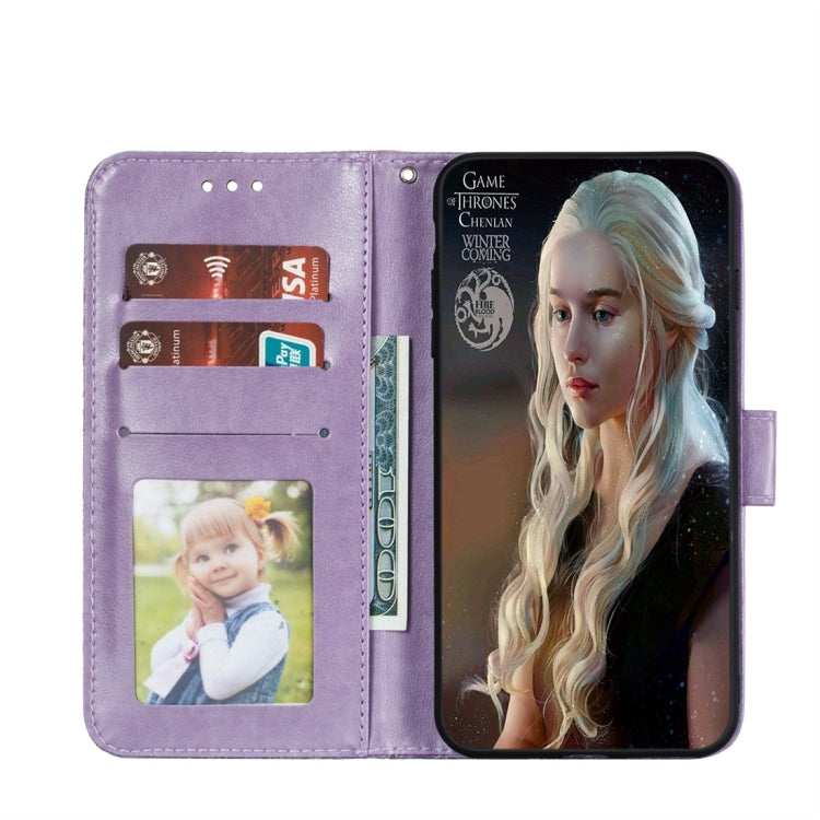 For Galaxy A70s Lace Flower Horizontal Flip Leather Case with Holder & Card Slots & Wallet & Photo Frame