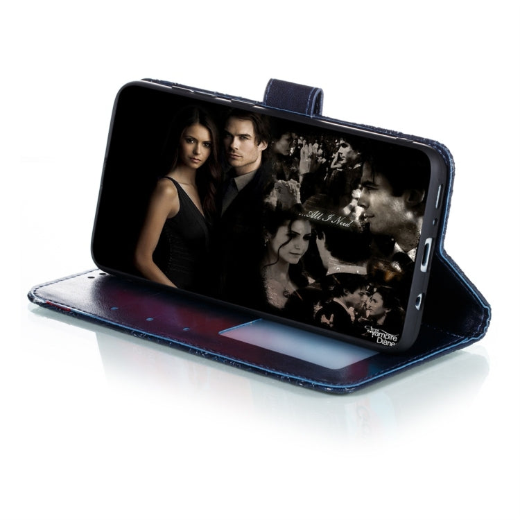 For Galaxy A70s Lace Flower Horizontal Flip Leather Case with Holder & Card Slots & Wallet & Photo Frame