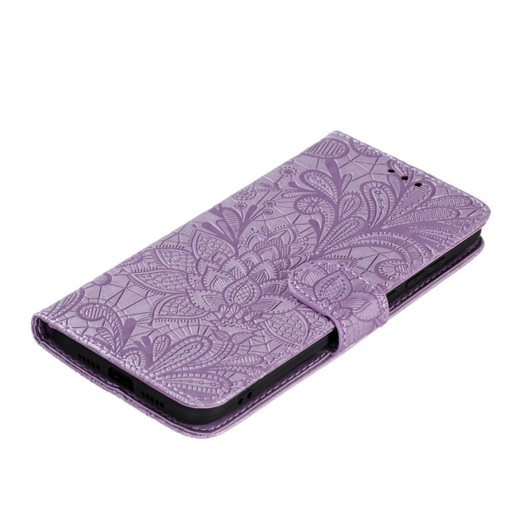 For Xiaomi Mi 9 Pro Lace Flower Horizontal Flip Leather Case with Holder & Card Slots & Wallet & Photo Frame