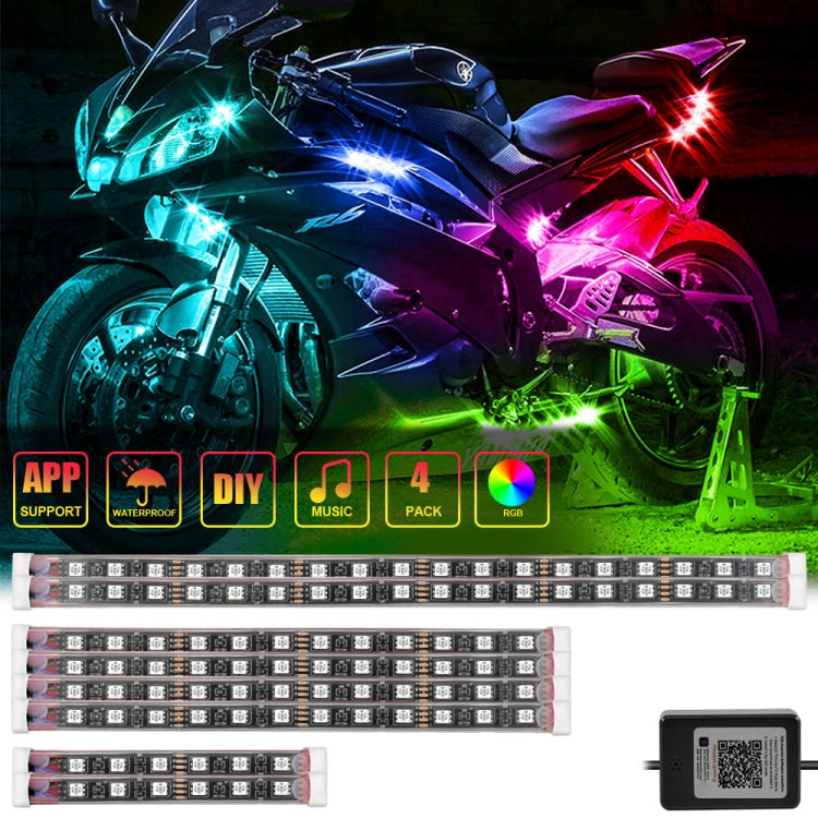 8 in 1 RGB Symphony Motorcycles Chassis Light Atmosphere Lamp