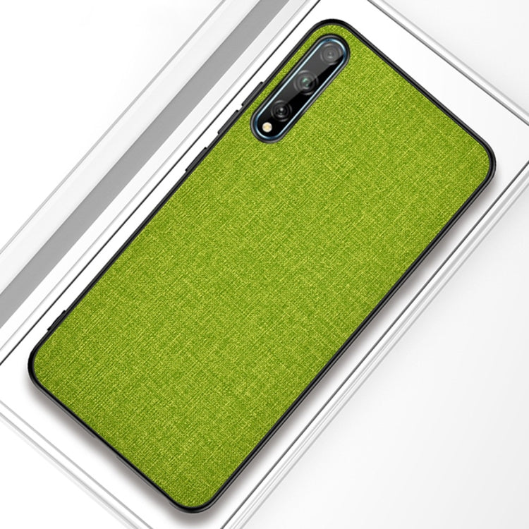 For Huawei Enjoy 10s Shockproof Cloth Texture PC+ TPU Protective Case