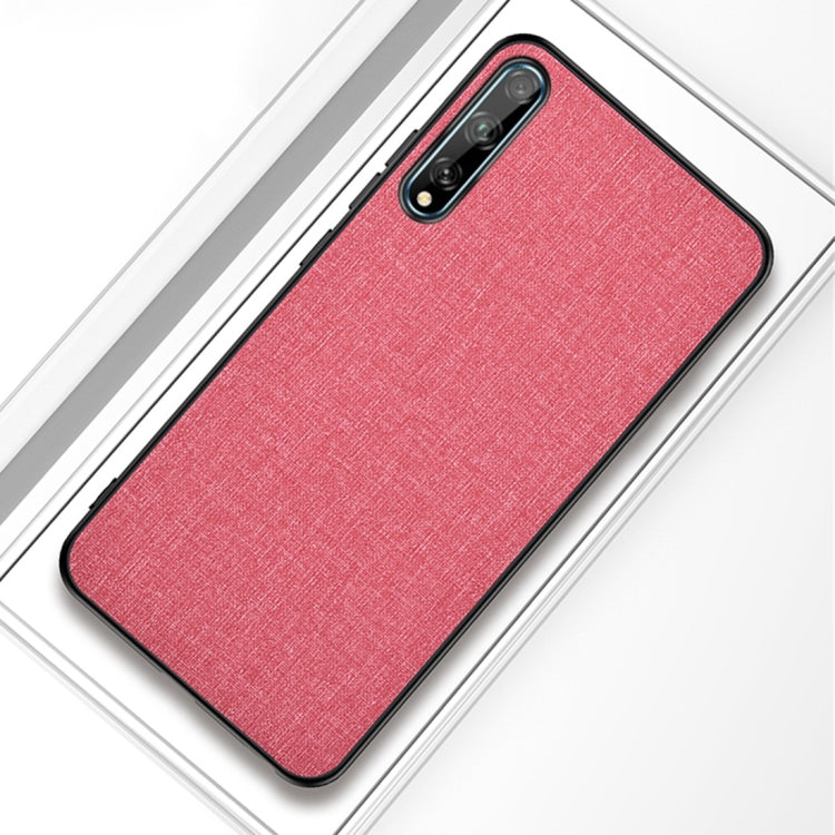 For Huawei Enjoy 10s Shockproof Cloth Texture PC+ TPU Protective Case