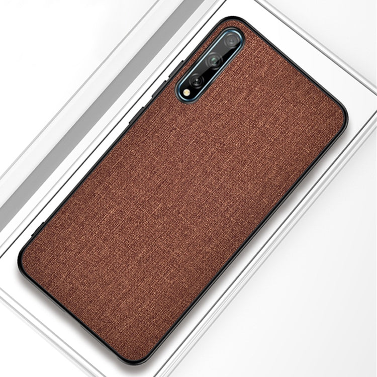 For Huawei Enjoy 10s Shockproof Cloth Texture PC+ TPU Protective Case