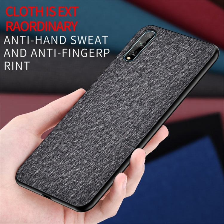 For Huawei Enjoy 10s Shockproof Cloth Texture PC+ TPU Protective Case