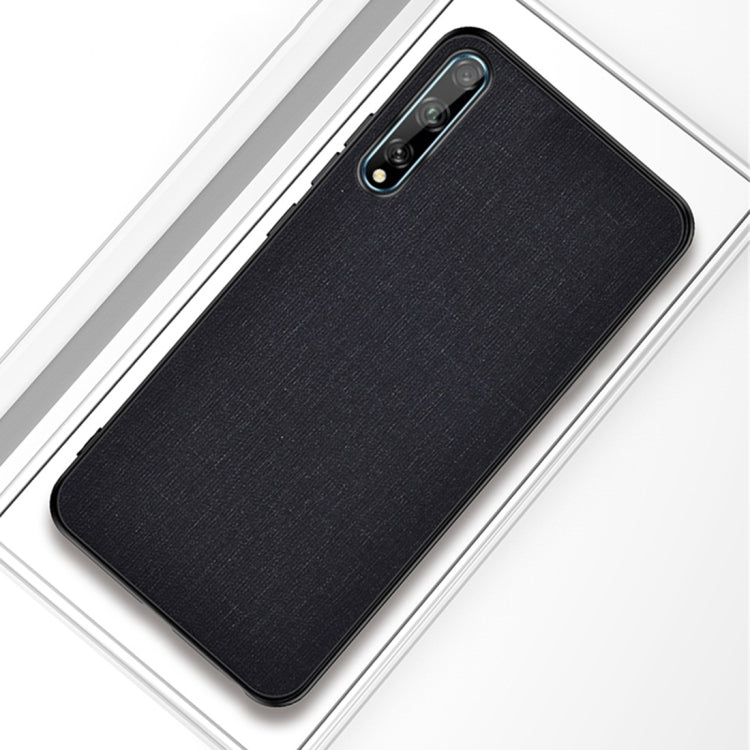 For Huawei Enjoy 10s Shockproof Cloth Texture PC+ TPU Protective Case