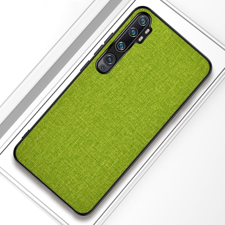 For Xiaomi Mi CC9 Pro Shockproof Cloth Texture PC+ TPU Protective Case