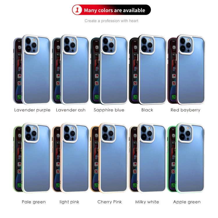 For iPhone 13 Pro Max 3 In 1 Two-color TPU + Acrylic Shockproof Phone Case