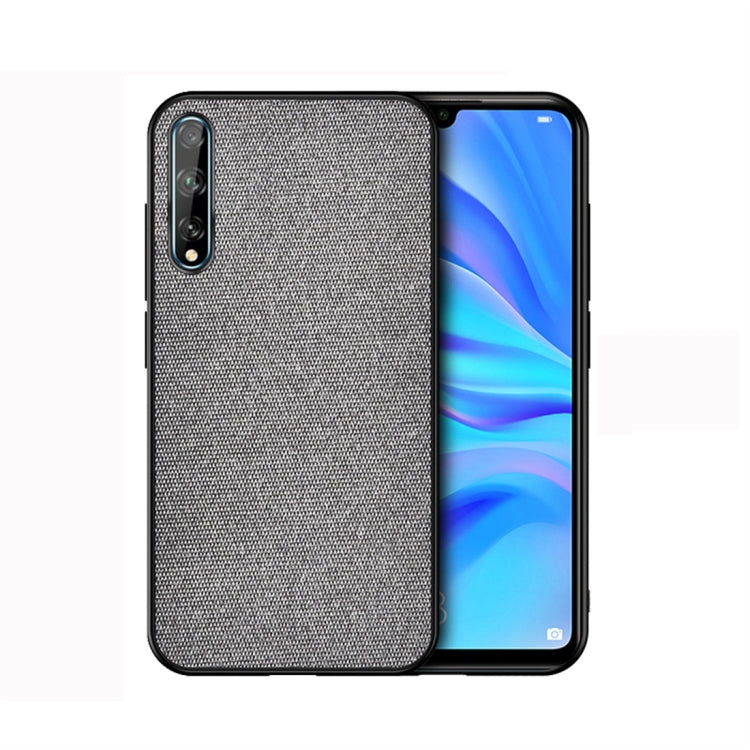For Huawei Enjoy 10s Shockproof Cloth Texture PC + TPU Protective Case