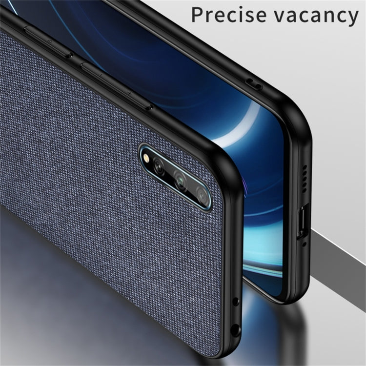 For Huawei Enjoy 10s Shockproof Cloth Texture PC + TPU Protective Case