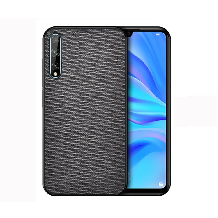 For Huawei Enjoy 10s Shockproof Cloth Texture PC + TPU Protective Case