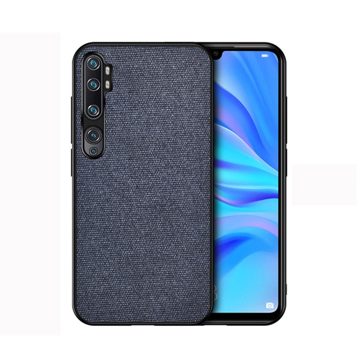 For Xiaomi Mi CC9 Pro Shockproof Cloth Texture PC + TPU Protective Case