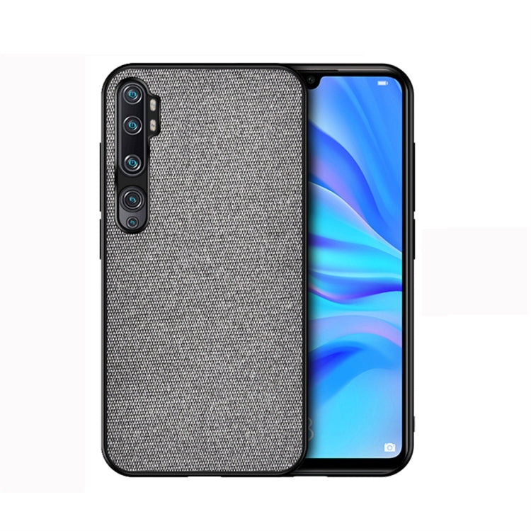 For Xiaomi Mi CC9 Pro Shockproof Cloth Texture PC + TPU Protective Case