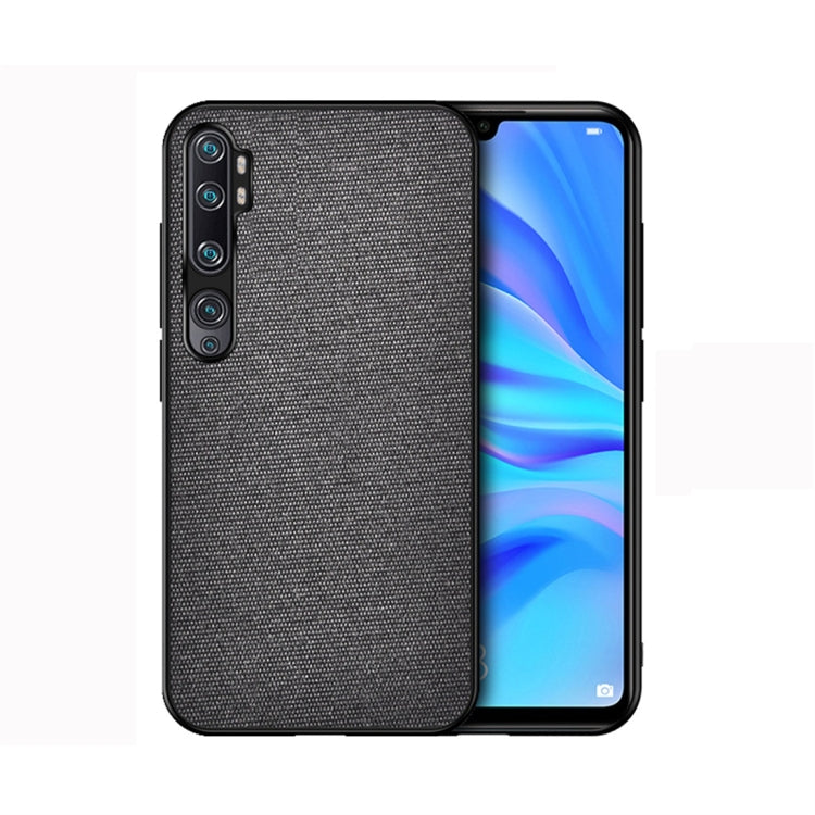 For Xiaomi Mi CC9 Pro Shockproof Cloth Texture PC + TPU Protective Case