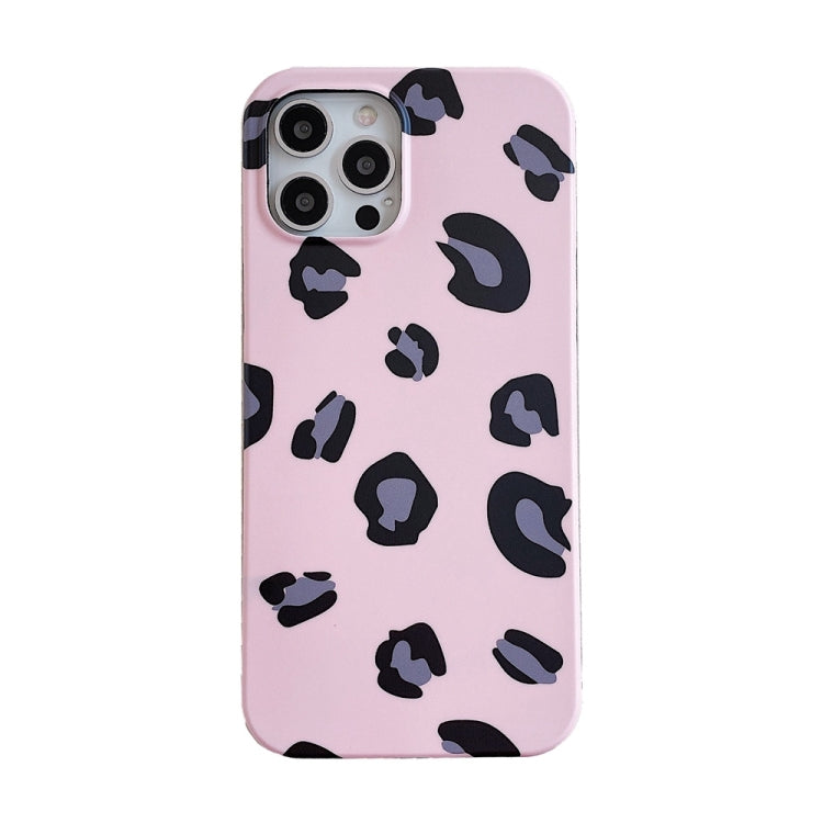 For iPhone 11 Pro Max Leopard Print TPU Straight Edge Phone Case with Lanyard