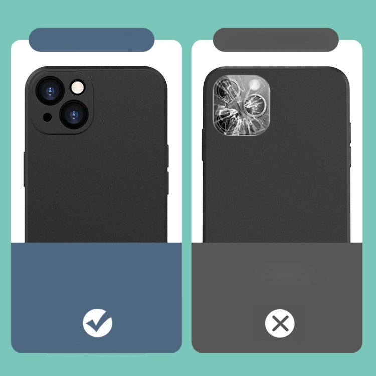 For iPhone 13 Skin Feel Frosted TPU Shockproof Phone Case with Telescopic Holder