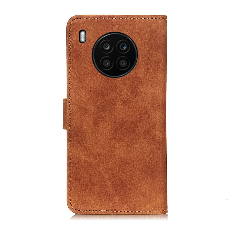 For Huawei nova 8i / Honor 50 Lite KHAZNEH Retro Texture Horizontal Flip Leather Phone Case with Holder & Card Slots & Wallet