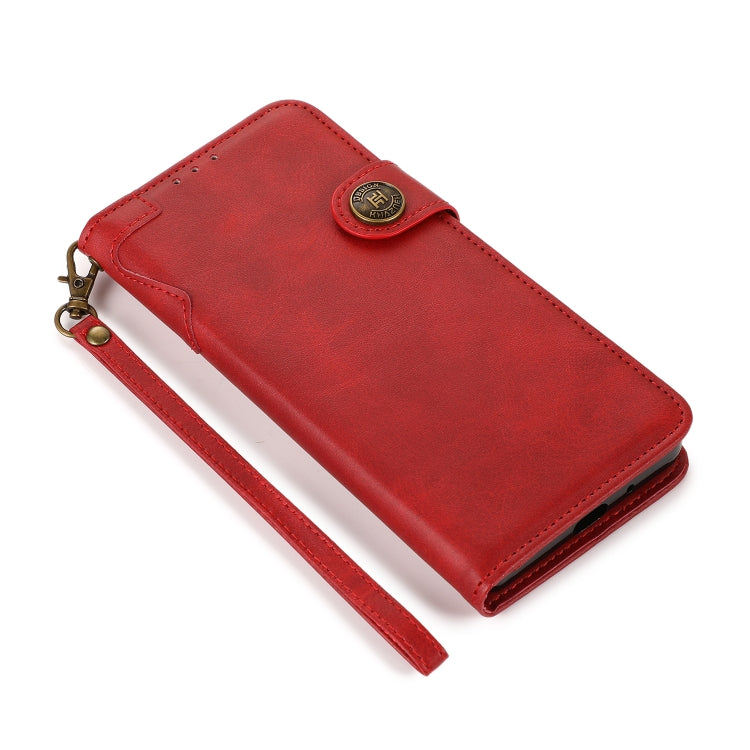 For OnePlus 9RT 5G KHAZNEH Dual-Splicing Cowhide Texture Horizontal Flip Leather Phone Case