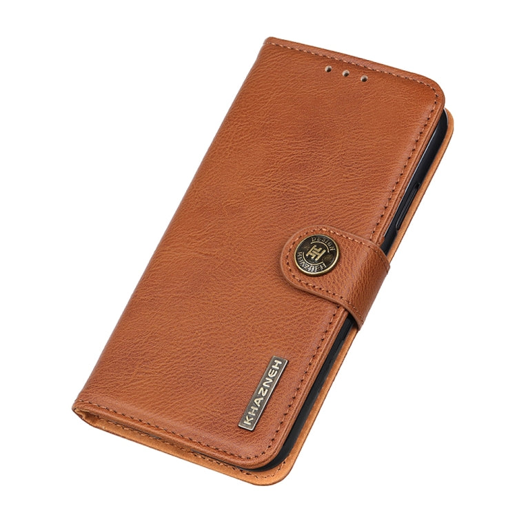 For Huawei nova 8i / Honor 50 Lite KHAZNEH Cowhide Texture Horizontal Flip Leather Phone Case