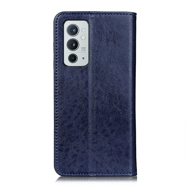 For OnePlus 9RT 5G Magnetic Crazy Horse Texture Horizontal Flip Leather Phone Case