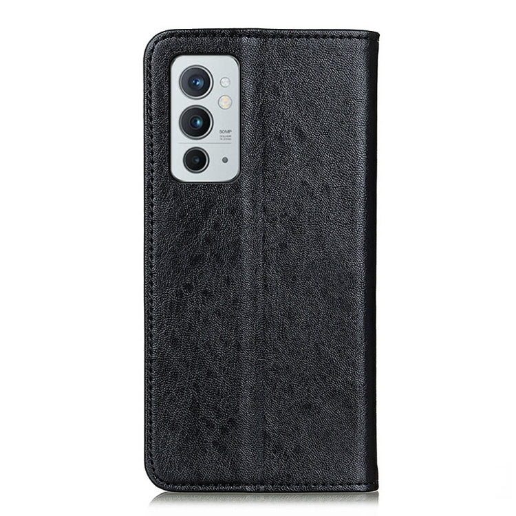 For OnePlus 9RT 5G Magnetic Crazy Horse Texture Horizontal Flip Leather Phone Case