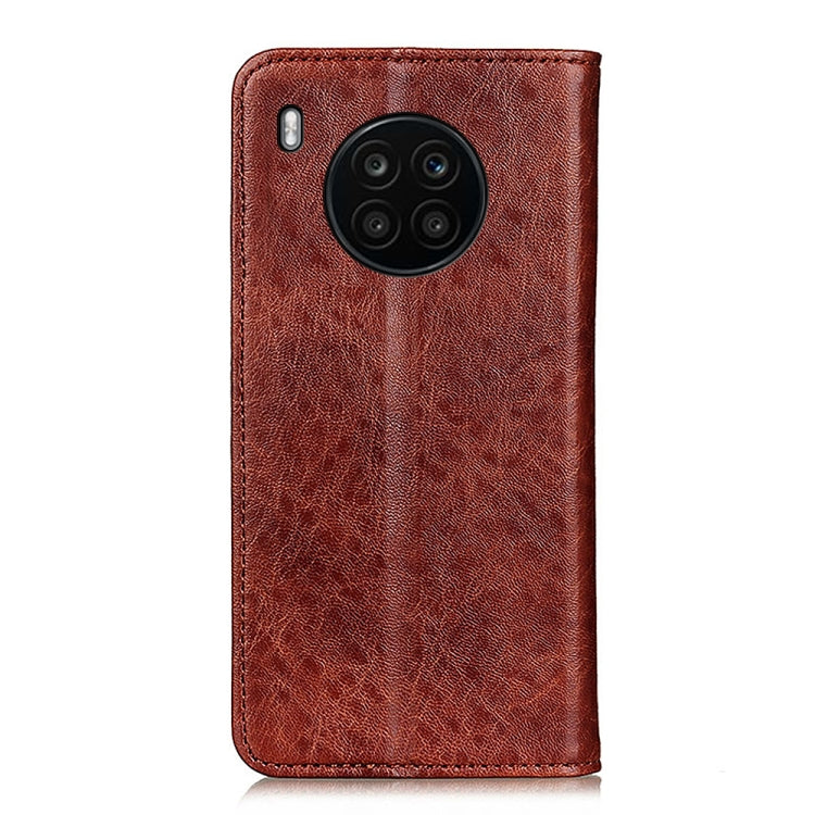 For Huawei nova 8i / Honor 50 Lite Magnetic Crazy Horse Texture Horizontal Flip Leather Phone Case