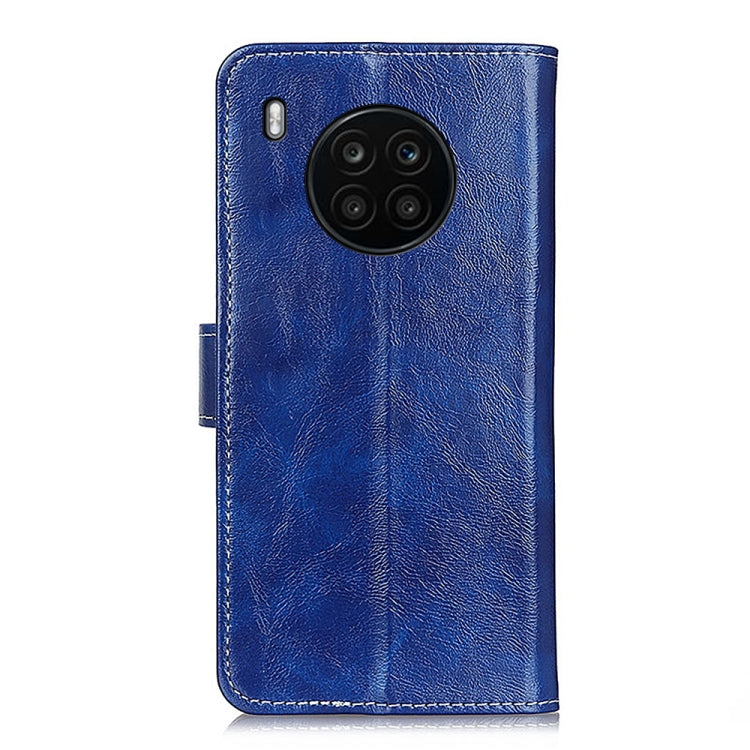 For Huawei nova 8i / Honor 50 Lite Retro Crazy Horse Texture Horizontal Flip Leather Phone Case