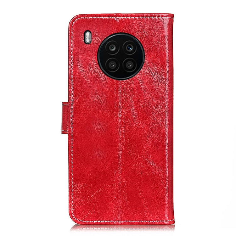 For Huawei nova 8i / Honor 50 Lite Retro Crazy Horse Texture Horizontal Flip Leather Phone Case