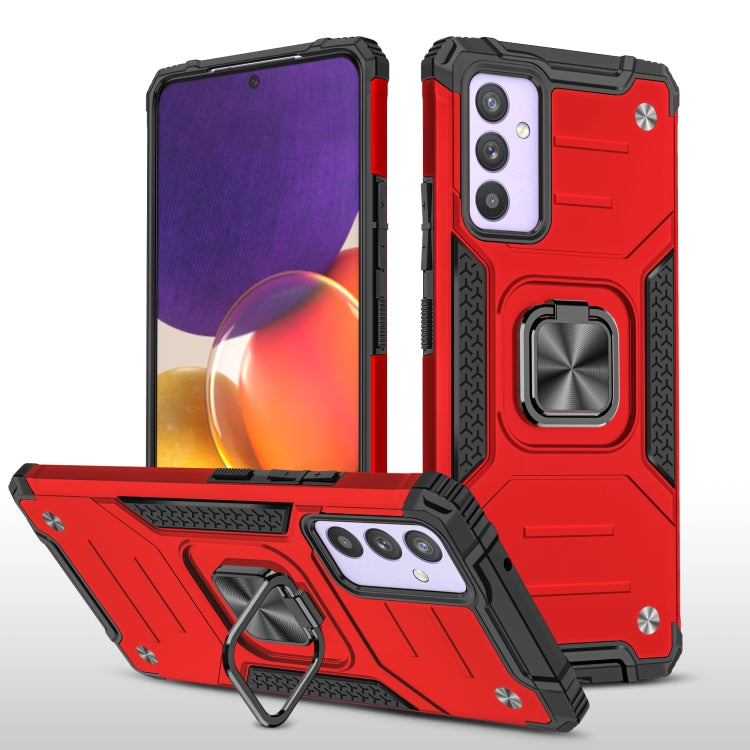 For Samsung Galaxy Quantum 2 / A82 5G Magnetic Armor Shockproof TPU + PC Phone Case with Metal Ring Holder