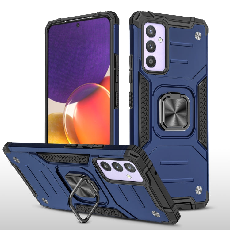 For Samsung Galaxy Quantum 2 / A82 5G Magnetic Armor Shockproof TPU + PC Phone Case with Metal Ring Holder