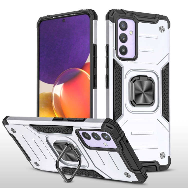 For Samsung Galaxy Quantum 2 / A82 5G Magnetic Armor Shockproof TPU + PC Phone Case with Metal Ring Holder