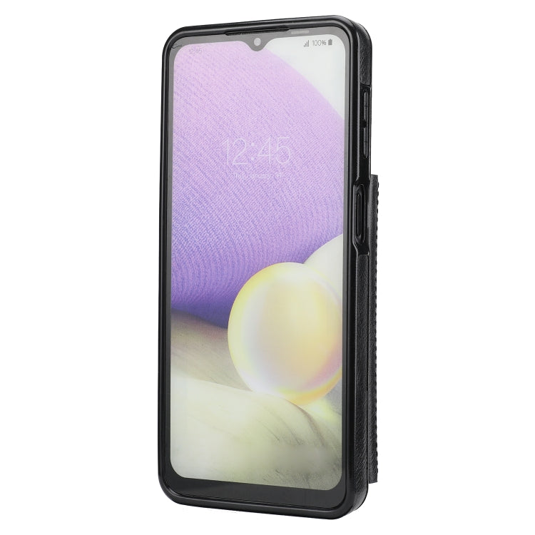 For Samsung Galaxy A32 5G Zipper Wallet Bag PU Back Cover Shockrpoof Phone Case with Holder & Card Slots & Wallet