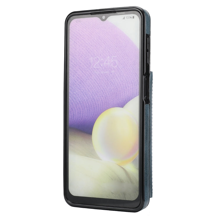 For Samsung Galaxy A32 5G Zipper Wallet Bag PU Back Cover Shockrpoof Phone Case with Holder & Card Slots & Wallet