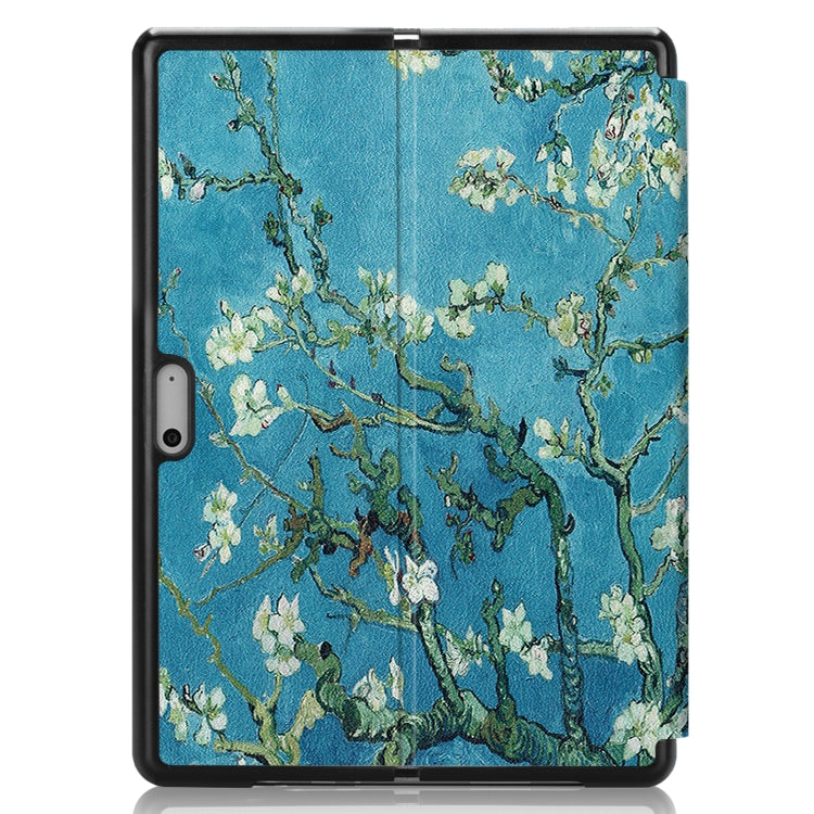 For Microsoft Surface Pro 8 Painted Electric Pressed Horizontal Flip Tablet Leather Case with Holder
