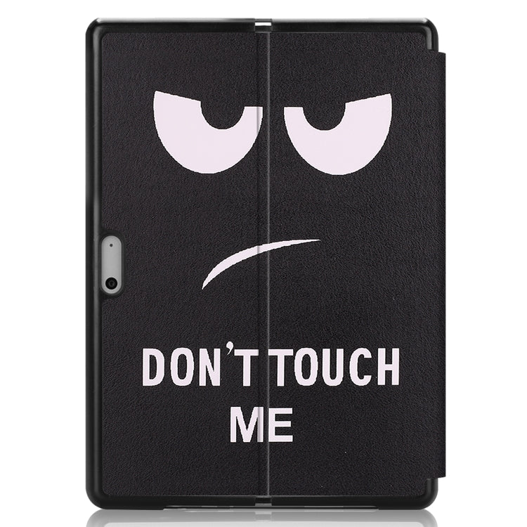 For Microsoft Surface Pro 8 Painted Electric Pressed Horizontal Flip Tablet Leather Case with Holder