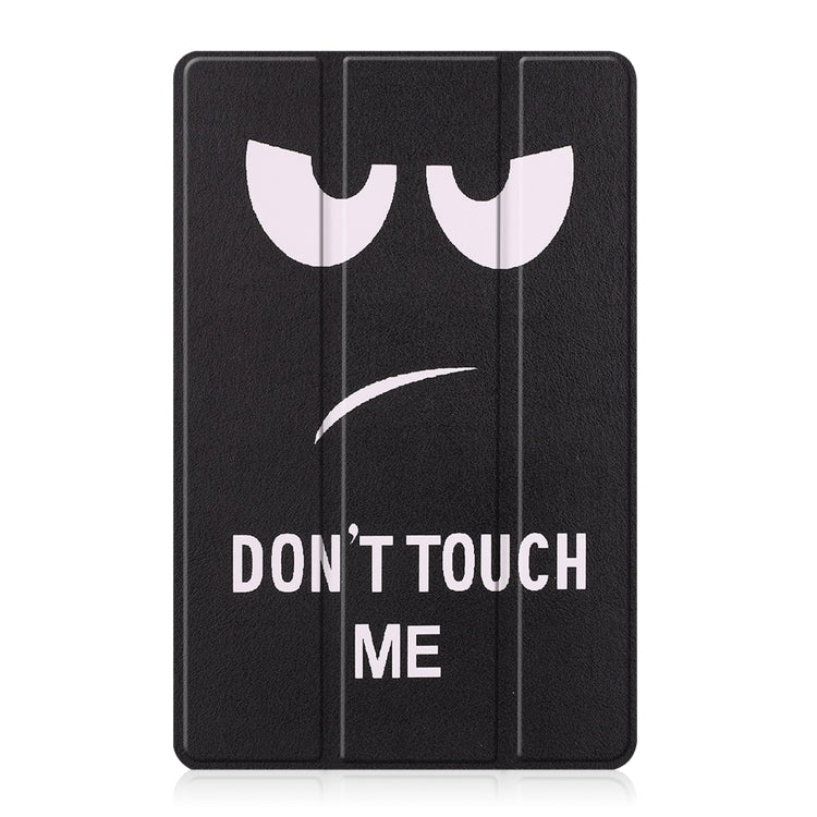 For OPPO Realme Pad 10.4 Custer Painted Horizontal Flip Tablet Leather Case with 3-Fold Holder