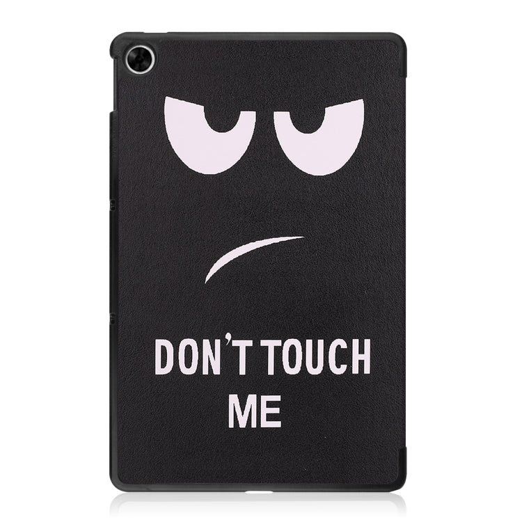 For OPPO Realme Pad 10.4 Custer Painted Horizontal Flip Tablet Leather Case with 3-Fold Holder