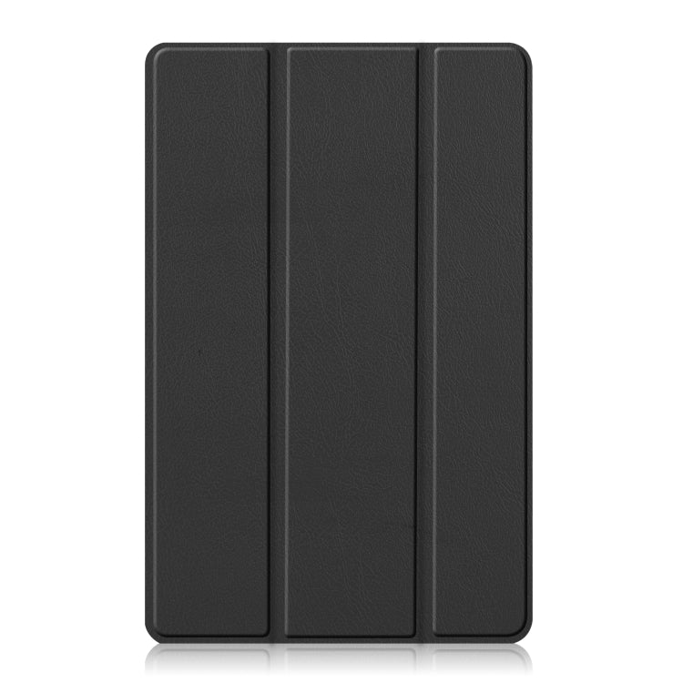 For OPPO Realme Pad 10.4 Custer Solid Color Horizontal Flip Tablet Leather Case with 3-Fold Holder