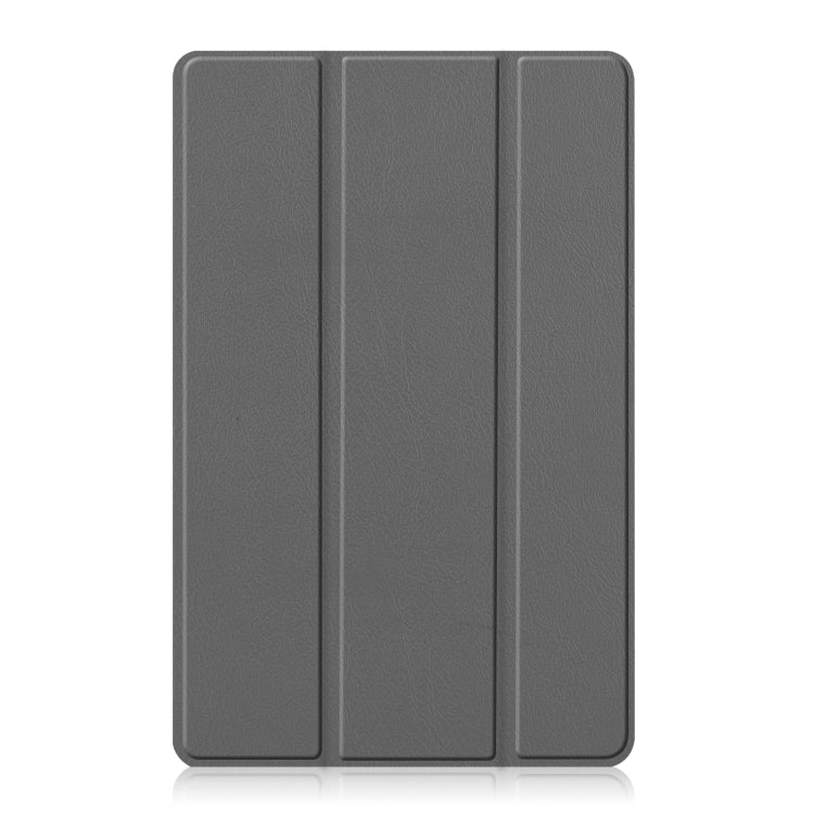 For OPPO Realme Pad 10.4 Custer Solid Color Horizontal Flip Tablet Leather Case with 3-Fold Holder